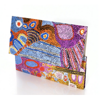 Aboriginal Design Foolscap Document Wallet - Seven Sisters