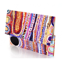 Aboriginal Design Foolscap Document Wallet - Two Dogs Dreaming