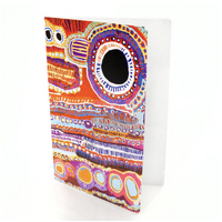 Aboriginal Design Foolscap Manila Folder - Two Dogs Dreaming