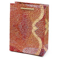 Aboriginal Art Handmade Paper Giftbag (Small) - Salt Lake