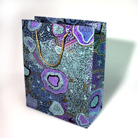Aboriginal design Handmade Paper Giftbag (Medium) - Emu Dreaming