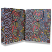 Warrina Aboriginal Art Giftbag (Large) - Wild Seed &amp; Waterhole