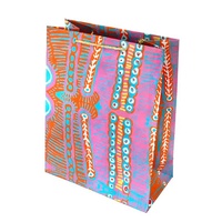 Aboriginal design Handmade Paper Giftbag (Medium) - Two Dogs Dreaming