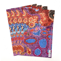Aboriginal design Folded Wrapping Paper - Seven Sisters