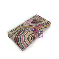Aboriginal design Folded Wrapping Paper Single Sheet (Gloss Finish) - Celebration of Life