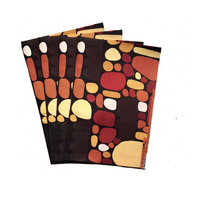 Aboriginal design Folded Wrapping Paper Single Sheet (Gloss Finish) - Puli Stones