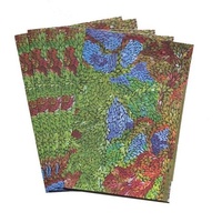 Aboriginal design Folded (Single Sheet) Wrapping Paper - Bushfires
