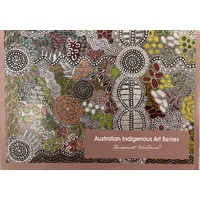Aboriginal Wrapping Paper - Australian Indigenous Art Series - Bush Tucker Dreaming (Utopia NT)