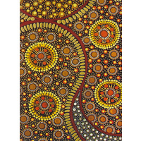 Keringke Aboriginal Art Wrapping Paper by  Deanna Williams