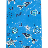 Aboriginal Wrapping Paper - Dolphin &amp; Sea