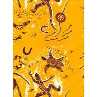 Aboriginal Wrapping Paper - Earth Animals