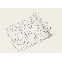 Paperbark Print Aboriginal Art Wrapping Paper - Boomerang (Light)