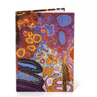 Seven Sisters - Aboriginal Art Hardcover Notebook [125mm x 185mm] [185 Ruled Pages]
