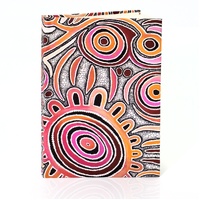 Celebration of Life - Aboriginal Art Hardcover Notebook [125mm x 185mm] [185 Ruled Pages] 