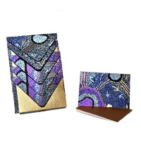 Handmade Paper Aboriginal Art Giftcard &amp; Envelope (Set 5) - Emu Dreaming
