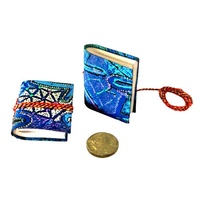 Handmade Aboriginal Art Paper Mini Notebook/Journal - Pikilyi