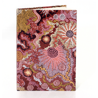 Family and Country - Aboriginal Art Hardcover Notebook [125mm x 185mm] [185 Ruled Pages]