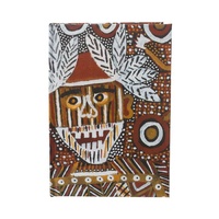 Jilamara Aboriginal Art A5 Ruled Journal - Old Warrior