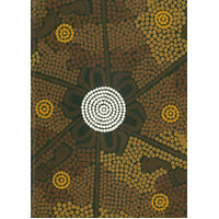Aboriginal Art BLANK A5 Journal - Hunter's Dreaming