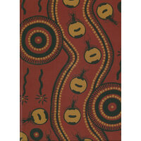 Aboriginal Art BLANK A5 Journal - Honey Ant Dreaming