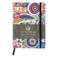 Utopia Aboriginal Art PU Leather A5 Ruled Journal - My Mother&#39;s Story