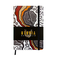 Utopia Aboriginal Art PU Leather A5 Ruled Journal - My Country