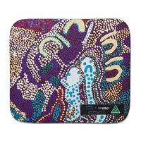 Papulankutja Aboriginal Art Neoprene Mousepad - Two Magic Men