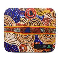 Papulankutja Aboriginal Art Neoprene Mousepad - Multju (Mulga Country)