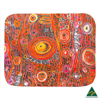Utopia Aboriginal Art Neoprene Mousepad - Awelye (Women&#39;s Ceremony)
