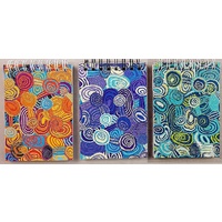Jijaka Aboriginal Art Spiral Notebook Set (3)pk - Firestones