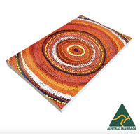 Utopia Aboriginal Art Small Notepad - Sunrise of My Mother&#39;s Country