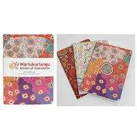 Warlukurlangu Aboriginal Art A6 Notepads (set 3)