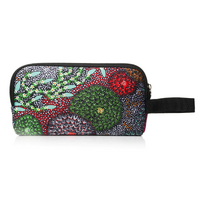 Coral Hayes Aboriginal Art Neoprene Pencil Case - Gathering Bush Bananas