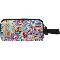 Warlukurlangu Aboriginal Art Neoprene Pencil Case - Mina Mina Dreaming