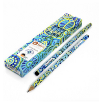 Aboriginal Art HB Pencils (Set 10) - My Ngarrindjeri Country