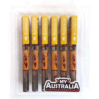 Kamilaroi Rarities Aboriginal Art Pack of Pens (6) - Warrul Gaalan