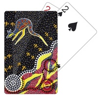 Tobwabba Aboriginal Art Plastic Coated Playing Cards - Journey of the Coastal Kooris