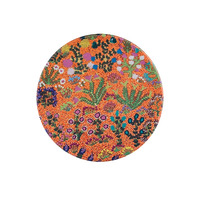 Koh Living Aboriginal Art Ceramic Coaster (Single) - Bush Flowers Blooming