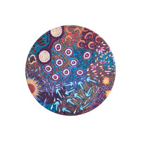Koh Living Aboriginal Art Ceramic Coaster (Single) - Women&#39;s Dreaming