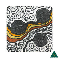 Utopia Aboriginal Art Neoprene Single Coaster - My Country