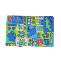 Oz Mates Australia Laminated Placemat - Blue Aussie Animals (Pk 12)
