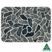 Recycled Aboriginal Placemat/Mouse Pad (1) - Fingerprints of the Sea