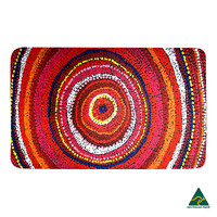 Utopia Aboriginal Art Neoprene Placemat - Sunrise on my Mother&#39;s Country