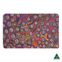 Utopia Aboriginal Art Neoprene Placemat - Wild Orange