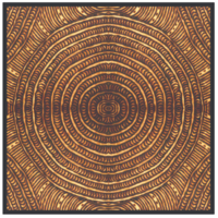 Better World Aboriginal Art Cotton SquareTablecloth (150cm x 150cm) - Punu Piti