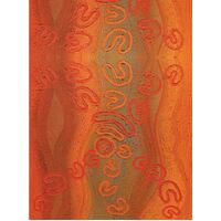 Saretta Aboriginal Art Table/Bed Runner (210cm x 45cm) - Yapug (Pathway)