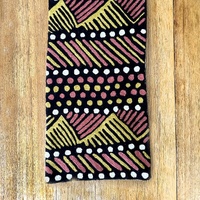 Better World Aboriginal Art Wool Tablerunner (120cm x 30cm) - Jilamara