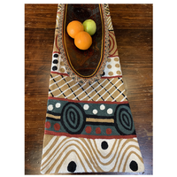 Better World Aboriginal Art Wool Tablerunner (120cm x 30cm) - Jilamara