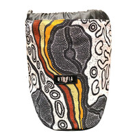 Utopia Aboriginal Art Drawstring Tote Bag - My Country