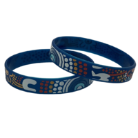 Dezigna Aboriginal Art Silicone Wristbands - Diversity